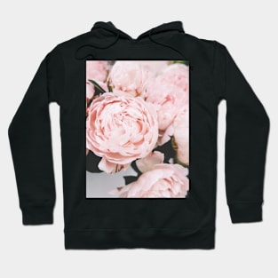 Flowers print, Pink, Pastel, Fashion print, Scandinavian art, Modern art, Wall art, Print, Minimalistic, Modern Hoodie